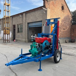 Tùy chỉnh màu sắc chức năng chất lượng tốt 200m 150m 100m Nhà Máy Giá kép thủy lực nước giếng khoan Giàn Khoan nhà máy trực tiếp - Product Image 5