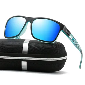 TAC Designer Square Frames Plastic UV400 Sun Glasses Polarized Sports Cycling Sunglasses Men