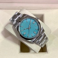 Montre pour homme 41 mm/40 mm avec mouvement mécanique automatique 3230, effet superluminescent, fermoir pliant, montre de plongée luxueuse.