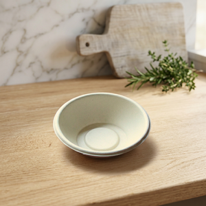Bol en bagasse de canne à sucre naturelle de 500 ml, jetable, compostable, biodégradable, pour soupes, salades et autres plats. - Product Image 5