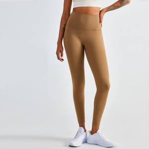 Leggings Sportivi da Donna a Vita Alta Neri, Design Senza Effetto Cammello, Tessuto Morbidissimo, Abbigliamento Fitness - Product Image 3