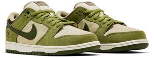 <span class=keywords><strong>Nike</strong></span> Dunk Low SB Matcha Green Chaussures de basket-ball décontractées unisexes à lacets en faux daim à bout rond et semelle extérieure en caoutchouc - Product Image 4