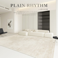 ATUNUS Tapis Nordique Salon Chambre à Coucher Couverture de Chevet Senior Crème Légère Vent Chambre Canapé Table à Thé Tapis de Sol Complet