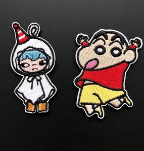 Mixed Cute Cartoon Character Embroidered Iron on Patches Hot Melt Adhesive Back for Hats Jackets Backpacks - Product Image 3