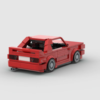 Compatible avec les briques de marque, petite voiture de course MOC, jouet de construction éducatif en plastique pour enfants, à assembler soi-même