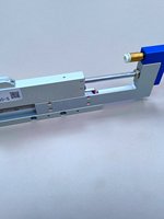Vente directe d'usine Xidetech, amortisseur bipolaire à vide ultra-fin de type guide de cylindre à lame à roulement à billes en aluminium