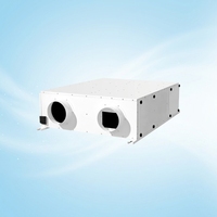 Système d'échange de chaleur total ERV pour économie d'énergie, système d'air frais, ventilateur de récupération de chaleur pour toute la maison avec filtre HEPA