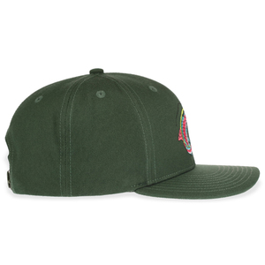 Casquette de pêche personnalisée en mélange de laine avec broderie <span class=keywords><strong>truite</strong></span>, 6 panneaux, visière semi-courbée, casquette d'extérieur professionnelle à fermeture snapback, vente en gros OEM - Product Image 5