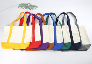 40*35*10cm Blank Heavy Duty Stylish Canvas Einkaufstasche mit einer externen Tasche Daily Essentials Party Favor Hochzeits geschenk - Product Image 2