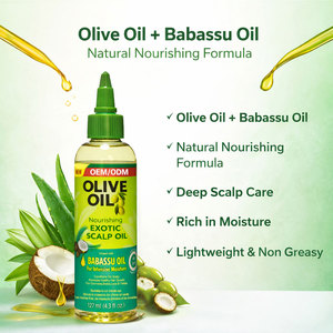 Aceite Vegano Orgánico Exótico para el Cuero Cabelludo con Aceite de Oliva y Aceite de Babassu, Promueve el Crecimiento Saludable del Cabello, Fórmula de Nutrición Concentrada - Product Image 5
