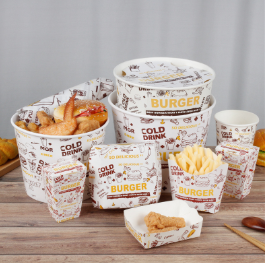 Papier alimentaire, papier résistant à la graisse, <span class=keywords><strong>seau</strong></span>/boîtes à <span class=keywords><strong>poulet</strong></span> frit <span class=keywords><strong>KFC</strong></span> - Product Image 6