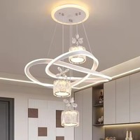 Lustre de salle à manger moderne et simple, lampe de table de salle à manger, lustre de comptoir de bar, lustre de chambre à coucher, nouveau lustre suspendu Zhongshan