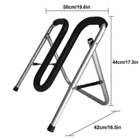 Ican KR-02 Support pliable en alliage d'aluminium en forme de M pour SUP, planche à pagaie portable, planche de surf, kayak, support de rangement et d'exposition 1KG