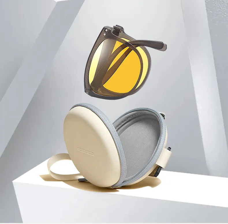 DAIHE 2024 Großhandelspreis neue individuelle Designer-Sonnenbrille Hülle polarisierte faltbare Sonnenbrille