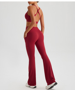 Bán Buôn 4 Mảnh Nhanh Chóng Khô Đào Tạo Thiết Lập Căng Cao Yoga Trang Phục Thể Thao Thoáng Khí Phù Hợp Với - Product Image 6