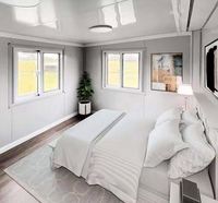 Atelier modulaire préfabriqué de 40 pieds, design moderne, respectueux de l'environnement