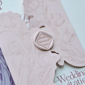 Invitations de <span class=keywords><strong>mariage</strong></span> françaises haut de gamme personnalisées, papier cartonné en coton, impression numérique, papier artistique, échantillonnage rapide - Product Image 5