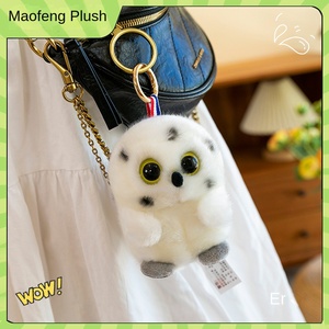 Mới dễ thương mềm bông <span class=keywords><strong>Keychain</strong></span> gấu trúc thỏ ba lô treo màu hồng lợn Mặt dây chuyền hoạt động Quà Tặng - Product Image 3