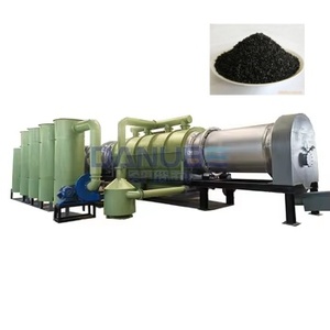 Four de carbonisation à moteur haute capacité pour la production continue de charbon de bois de coque de noix de coco et de sciure de bois - Prix usine - Product Image 1