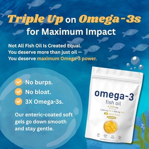 Usine OEM ODM, compléments alimentaires pour adultes de haute qualité, huile de poisson oméga-3 DHA EPA en gélules, huile de poisson des grands fonds, 240 unités - Product Image 2
