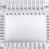 Cendrier carré texturé moderne TD178mm en gros pour restaurants, bars, hôtels et usage domestique
