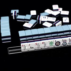 160 Tiles American Mahjong Set 42mm 44mm Four Layer Color <b>Block</b> <b>Acrylic</b> Hand Play Mini Mahjong Tiles in Stock - Product Image 3