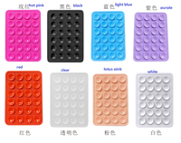 Support de téléphone portable adhésif en silicone Design B avec ventouse pour Android, support mains libres à forte adhérence, portable, couleur personnalisable