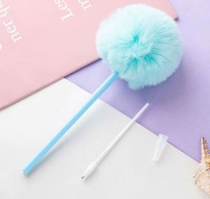 Creative Plastic Cartoon Cute Students <b>Brush</b> Pen Office Supplies Ballpoint Pens Cute Shape for Writing Records Memo School - Product Image 3
