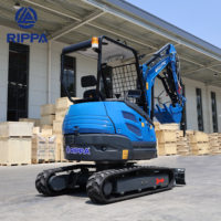 Mini-excavatrice RIPPA GROUP R22 3,5 tonnes, 2 tonnes, 1 tonne, CE EPA EURO 5, moteur Kubota, pour jardin, ferme, usage domestique, petites excavatrices, pelle