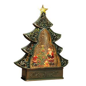 <b>Christmas</b> Tree Music <b>Box</b> Snowman Snowflake Music <b>Box</b> Crystal Ball Snowflakes Children's Birthday Gift - Product Image 6