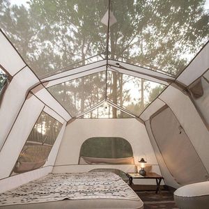 Carpa de Camping de Tela Oxford de Una Habitación, Resistente a las Intemperie, para Eventos al Aire Libre, Fiestas Familiares, <span class=keywords><strong>Precio</strong></span> de Fábrica, en Oferta - Product Image 4