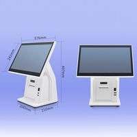 Système de point de vente tout-en-un avec écran tactile 15,6 pouces, processeur I5 4210U, 8 Go de RAM, 128 Go de stockage, Wi-Fi 6 et Bluetooth 5.2 pour les caisses des magasins