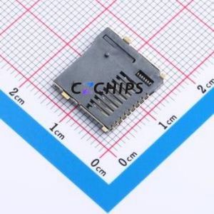 TF-01A-ZYD9AH1.85 SD Card / Memory Card Connector SMD Connector MicroSD Card (TF Card) 1.85mm - Product Image 2