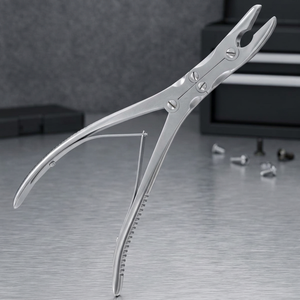Leksell Stille Bone Rongeur, instrument chirurgical manuel en acier inoxydable, forceps essentiel pour la chirurgie orthopédique, classe I, certifié CE - Product Image 2