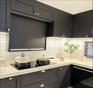 Armoires de cuisine compactes BALOM sur mesure pour petits espaces, placards de rangement en PVC avec organiseurs de tiroirs et base d'évier - Product Image 4