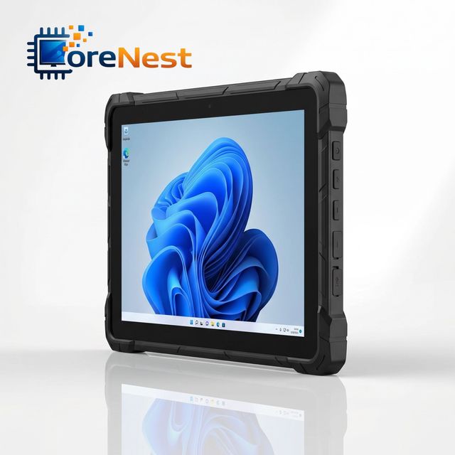 CoreNest 10.1 Inch IP67 Waterproof Rugged Tablet PC Intel Celeron J4105 Outdoor Portable Industrial Tablet PC for Field Work