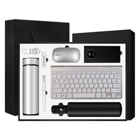 Ensemble cadeau d'affaires portable en acier inoxydable personnalisé avec impression sérigraphique pour des activités promotionnelles créatives