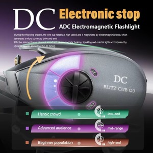 <span class=keywords><strong>รอก</strong></span><span class=keywords><strong>เบ</strong></span><span class=keywords><strong>ท</strong></span>คาสติ้งคาร์บอนไฟเบอร์ 7.6:1 พร้อมระบบเบรกอิเล็กทรอนิกส์อัจฉริยะ <span class=keywords><strong>DC</strong></span>  <span class=keywords><strong>รอก</strong></span>ตกปลาพร้อมระบบแจ้งเตือนด้วยเสียง  ระบบตีเหยื่อเรียบลื่น 6+1BB <span class=keywords><strong>รอก</strong></span> <span class=keywords><strong>DC</strong></span> - Product Image 3