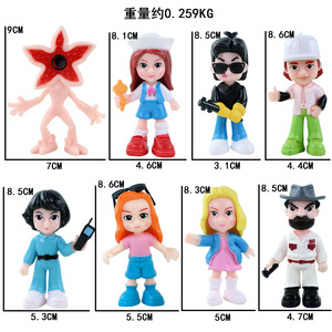 Nuevas figuras relacionadas con la película <span class=keywords><strong>Stranger</strong></span> <span class=keywords><strong>Things</strong></span>, modelos de simulación, figuras decorativas de PVC para coleccionar. - Product Image 1