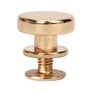 หมุดโลหะหัวแบนทรงกลม10มม. สำหรับกระเป๋าและอุปกรณ์เสริมพิเศษ - Product Image 6