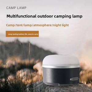 Luz para tienda de campaña al aire libre, incandescente, recargable por USB, PC/ABS, IP65, resistente al agua, repelente de insectos, blanco y negro - Product Image 1