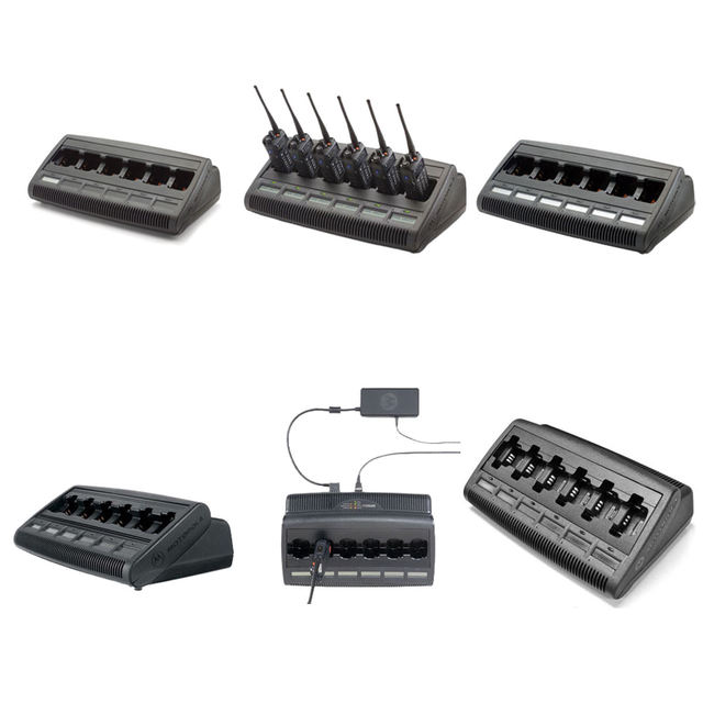 IMPRES Multi-Unit Charger 6-Bay Simultaneous Charging Euro Plug MOTOROLA Walkie Talkies WPLN4220 WPLN4214 WPLN4215 WPLN4219