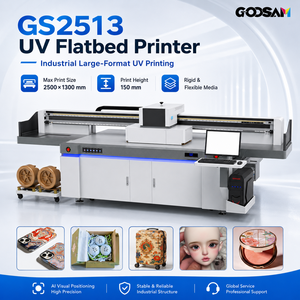 เครื่องพิมพ์ยูวีแบบแท่นราบ 2513 พร้อมหมึกสีขาว CMYK สร้างเอฟเฟกต์ 3 มิติ สำหรับงานแสดงสินค้า ตกแต่งตามสั่ง - Product Image 1