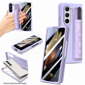 One-case Telescopic Wristband <b>Lanyard</b> for for Z Fold 6 5G PU <b>Leather</b> PC Pen Slot Integrated Shell Membrane 13.9cm - Product Image 4
