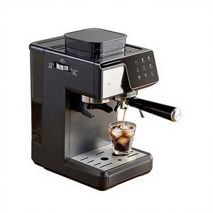 Nueva Cafetera Automática Espresso con Bomba de Presión de 15-20 Bares, Molinillo y Vaporizador de Leche - Product Image 1