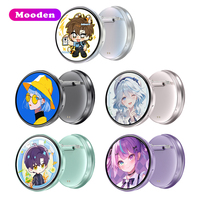 Mooden M3 - Insignia Electrónica Inteligente con Pantalla Dinámica de Anime, Pantalla Táctil Completa HD de 1.95 Pulgadas, Insignia Electrónica DIY