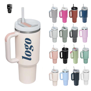 Wholesale <strong>Large</strong> 30oz 40oz Insulated Outdoor <strong>Mug</strong> 40 oz Stainless Steel Tumbler with Handle and Straw - Product Image 2