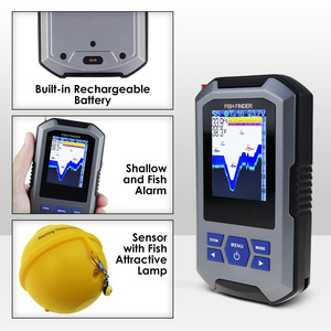 Meilleures ventes DANOPLUS FFW-335 Sonar de pêche sans fil écologique 45 mètres (147 pieds) Portée de fonctionnement de 200 m Affichage LED - Product Image 4