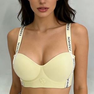 Reggiseno bandeau alla moda da donna - Reggiseno senza cuciture <span class=keywords><strong>con</strong></span> <span class=keywords><strong>ferretto</strong></span> e imbottitura spessa per feste/uso quotidiano - Product Image 3