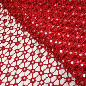 Elegant Mirror Cutwork Fabric Perfect <b>for</b> Bridal Sarees Lehengas <b>Wedding</b> Wear and Designer Special Occasion Outfits - Product Image 3